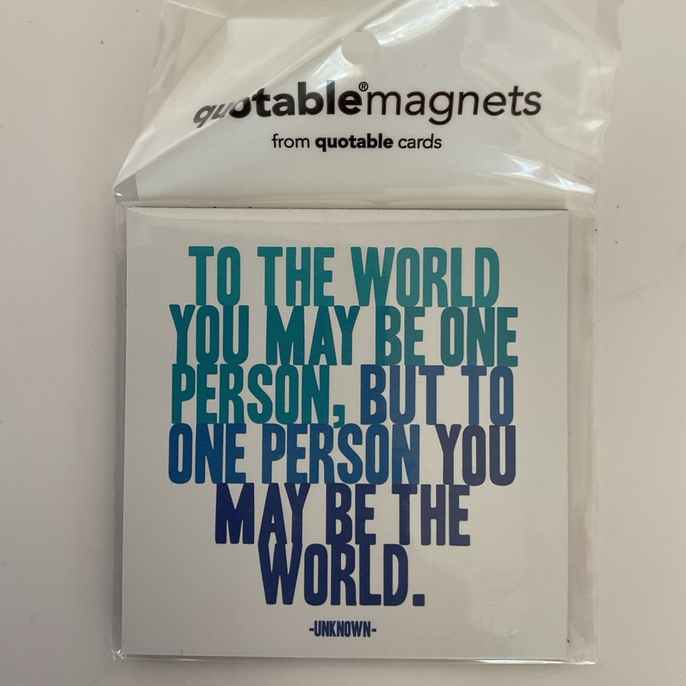 Quotable Cards Magnet NWT